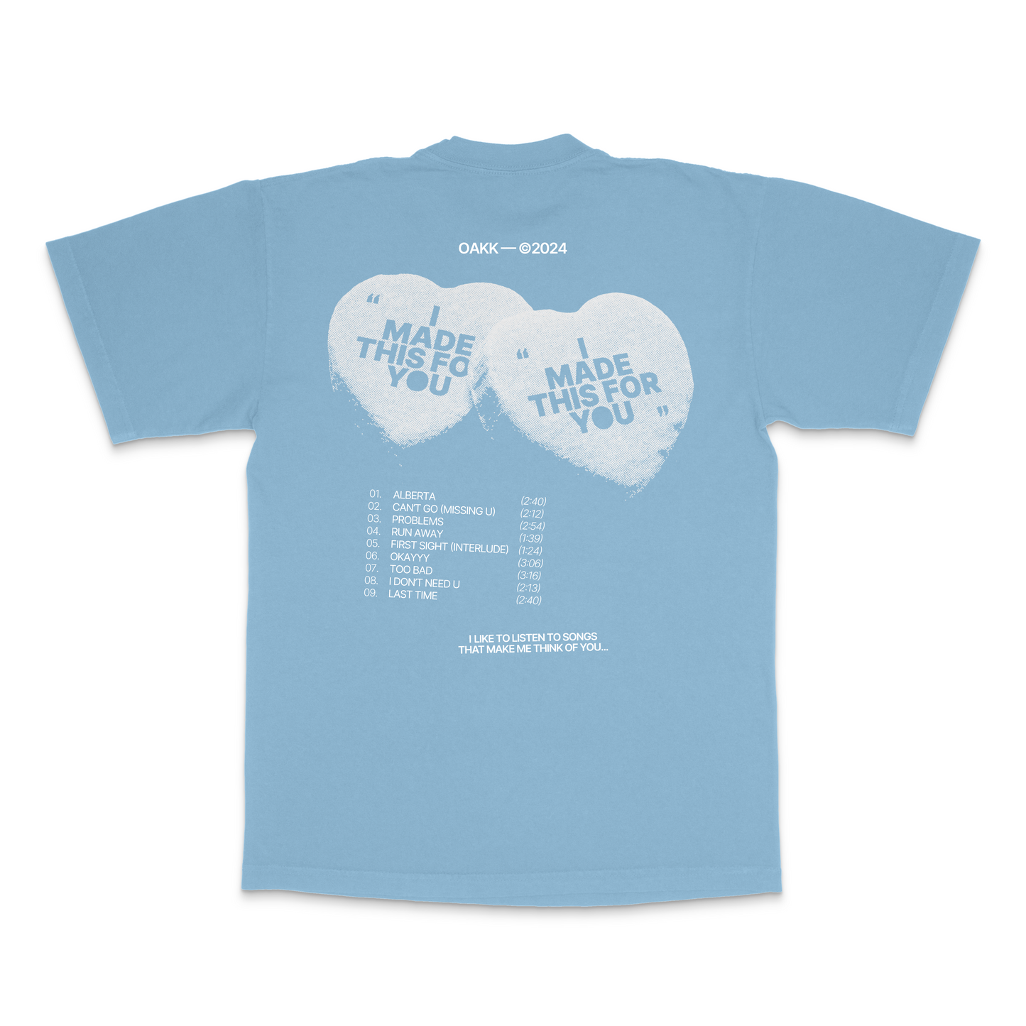 Candy Heart Blue Tee